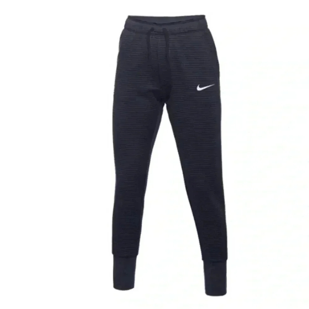 New Nike Dri-Fit Double Knit Tapered Training Pants Gray AQ3515 Women Size Med
